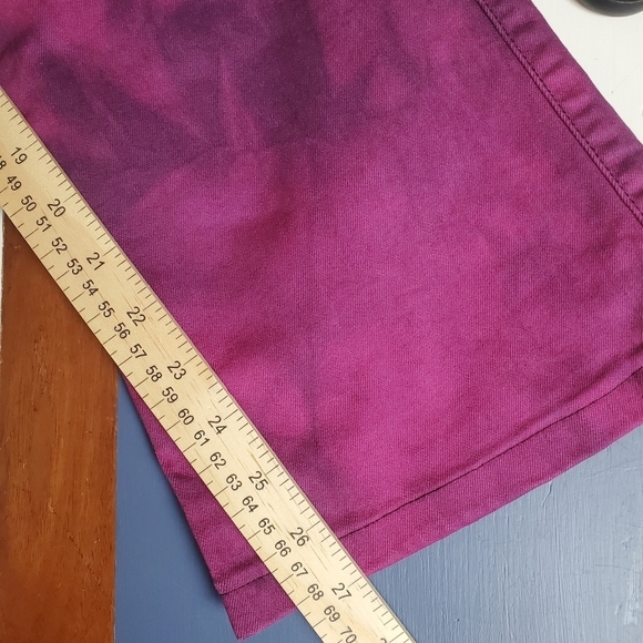 Social Tourist Jeans Womens 26 High Rise Flare Leg Pink Purple Tie Dye - Picture 6 of 12